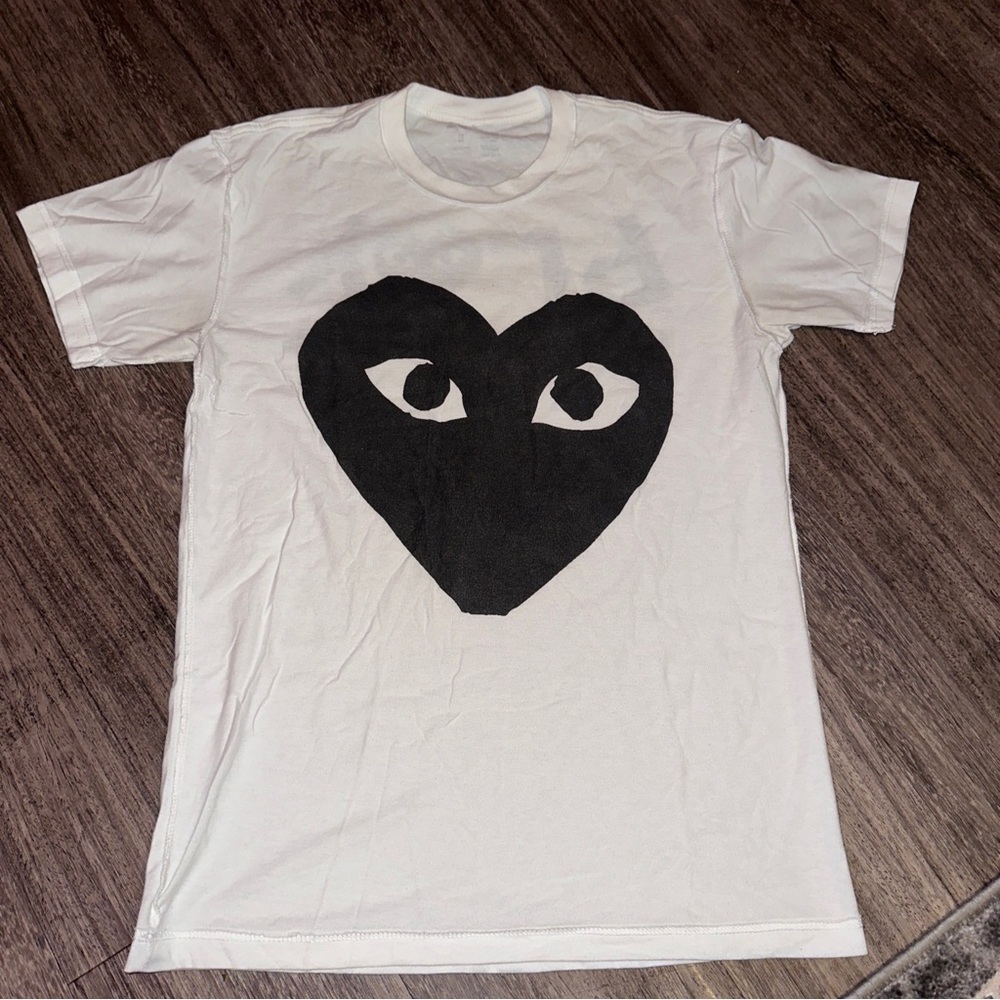 Rare Comme Des Fucdown Comme des Garçons play Double Side Inside Out T-shirt S